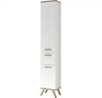 Badrumsskåp högskåp pelipal noventa vit 205x35,5x33cm