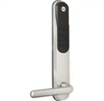 Hornbach Kodlås yale doorman classic silver erbjuda