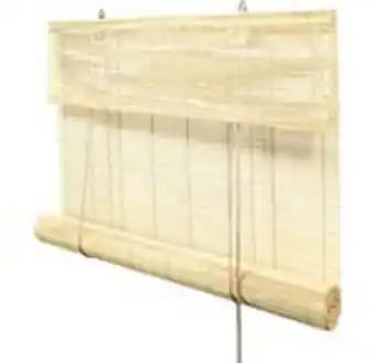 Rullgardin bambu roll-up natur 60x180cm