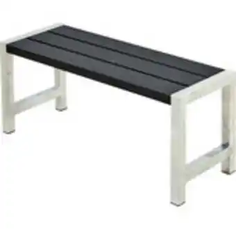 Hornbach Cafébänk plus trä/stål 127cm svart erbjuda