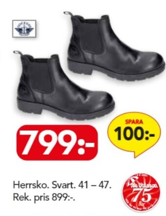 Bo Ohlsson Herrsko. Svart erbjuda