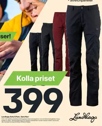 XXL Lundhags Avhu II Pant. Dam/Herr erbjuda