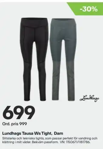 XXL Lundhags Tausa Ws Tight, Dam erbjuda