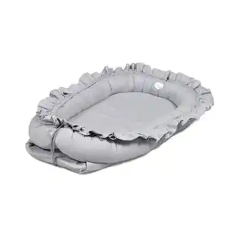Babyproffsen Mini dreams babynest med volang grey erbjuda