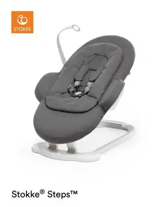 Babyproffsen Stokke® steps bouncer white deep grey erbjuda