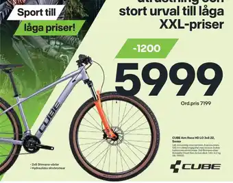 XXL Cube Aim Race HD LO 3x8 22, Senior erbjuda