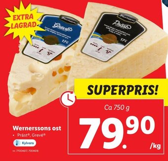 Lidl Wernerssons ost erbjuda
