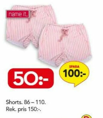 Bo Ohlsson Name It Shorts erbjuda