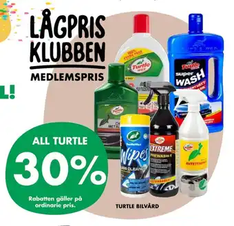 ÖoB Turtle wax erbjuda