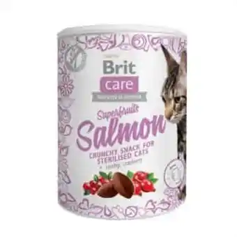 Arken Zoo Brit care cat snack superfruits salmon 100g erbjuda