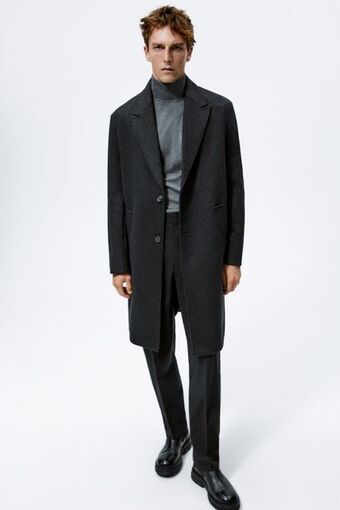 ZARA Wool blend coat erbjuda