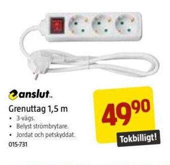 Jula Grenuttag 1.5 m erbjuda