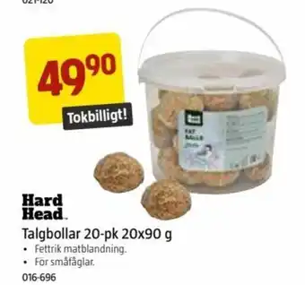 Jula Talgbollar 20-pk 20x90g erbjuda