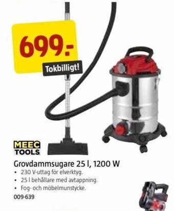 Jula Grovdammsugare 25 l, 1200 W erbjuda