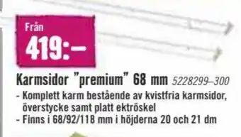 Hornbach Karmsidor Premium 68mm erbjuda