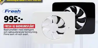 Bauhaus Fresh iq badrumsfläkt erbjuda
