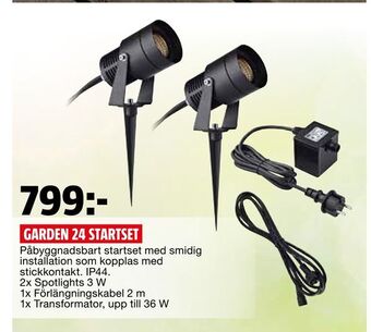 Bauhaus Garden 24 startset erbjuda