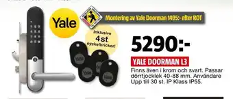 Bauhaus Yale doorman l3 erbjuda