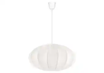 Taklampa tyg oval 55 cm, northlight