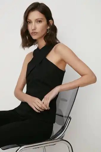 Oasis Premium ponte cross front detail top erbjuda