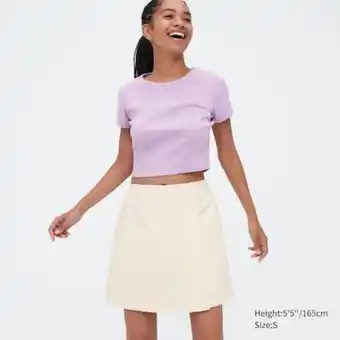 Uniqlo Linen blend skort erbjuda