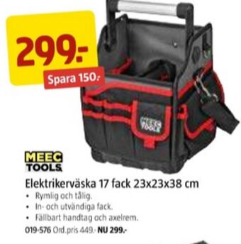 Jula Meec tools verktygsväska erbjuda
