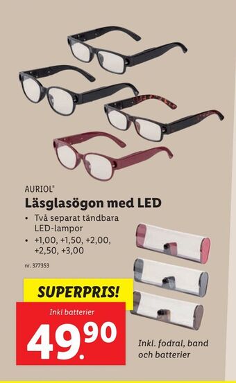 Lidl Läsglasögon med led erbjuda
