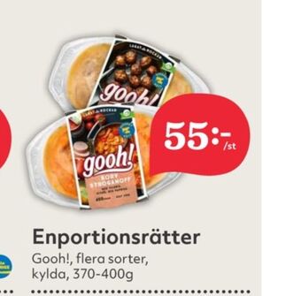 Hemköp Gooh färdigrätter erbjuda