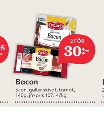 Hemköp Scan baconskivor erbjuda