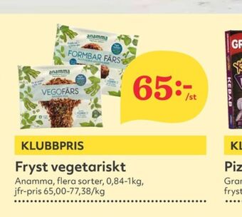 Hemköp Anamma gott & grönt vegofärs erbjuda