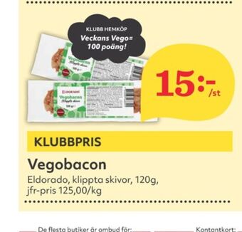 Hemköp Eldorado baconskivor erbjuda