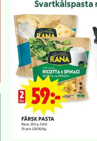 ICA Kvantum Rana pasta erbjuda