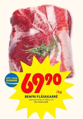 ICA Kvantum Ica karré erbjuda