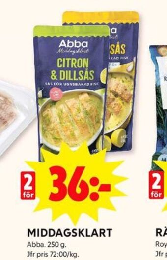 ICA Kvantum Abba såser kyld erbjuda