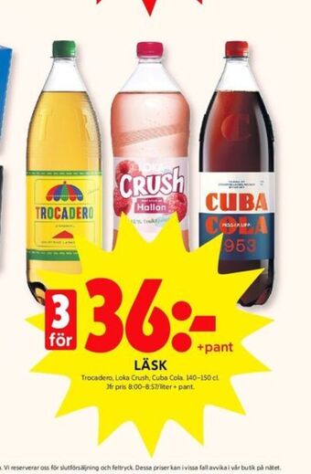 ICA Kvantum Trocadero läskedryck erbjuda