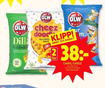 ICA Kvantum Olw chips erbjuda