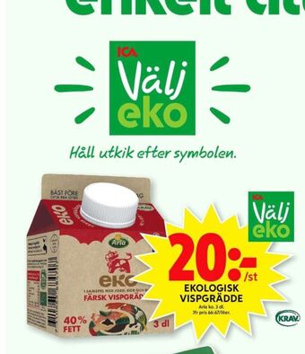 ICA Maxi Arla vispgrädde erbjuda