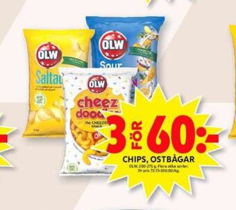 ICA Maxi Olw chips erbjuda