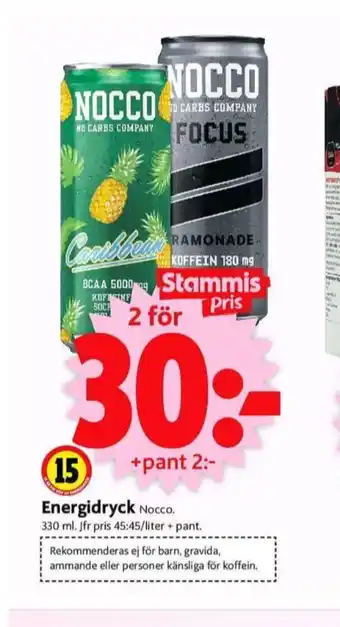 ICA Supermarket Focus energidryck erbjuda
