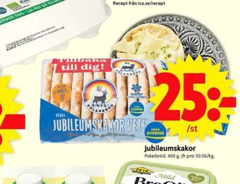 ICA Supermarket Jubileumskaka vetekakor erbjuda