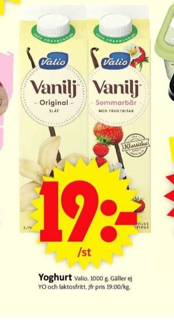 Valio yoghurt