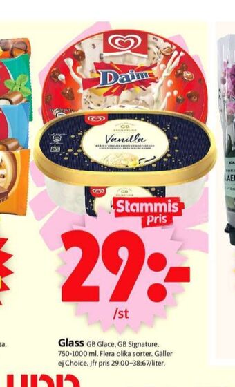 ICA Supermarket Gb glace glass erbjuda