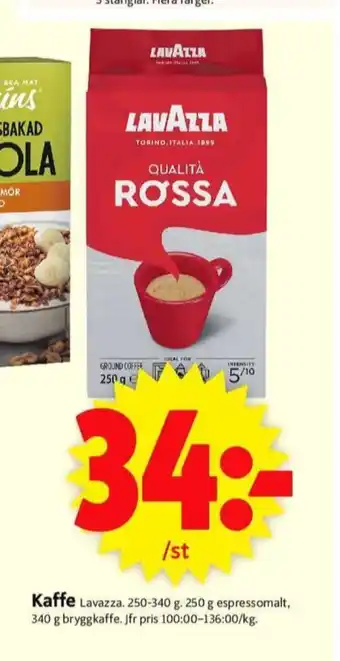 ICA Supermarket Espresso kaffe malet erbjuda