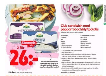 ICA Supermarket Arla färskost erbjuda