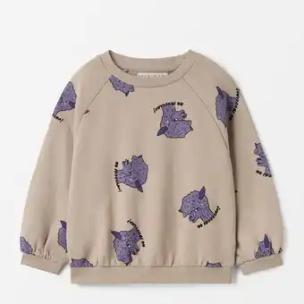 Åhléns Puffig sweatshirt i ekologisk bomull peace erbjuda