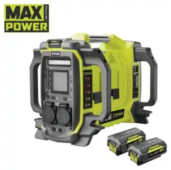 Ryobi elverk max power 36 v ry36bi1800a-250, med batterier