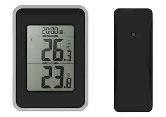 Clas Ohlson Trådlös termometer ute/inne erbjuda