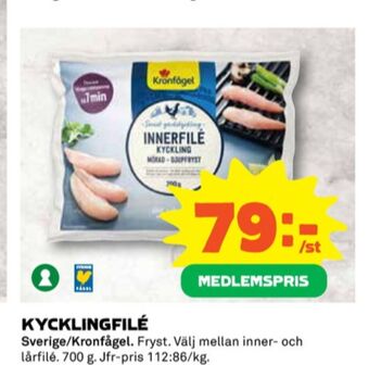 Coop Kronfågel kycklingfilé erbjuda