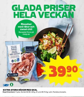 Coop Royal greenland räkor erbjuda