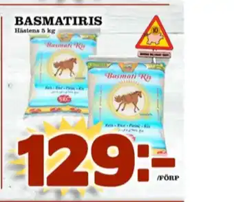 Matdax Hästen basmatiris erbjuda